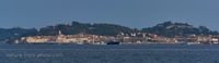 Frankreich Port Grimaud Blick Saint-Tropez